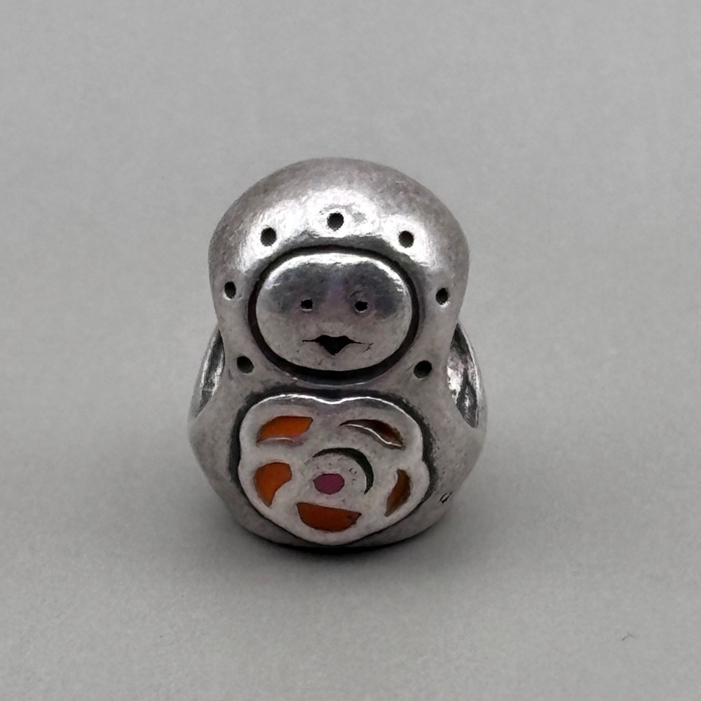 PANDORA Russian Doll Charm 925 Sterling Silver